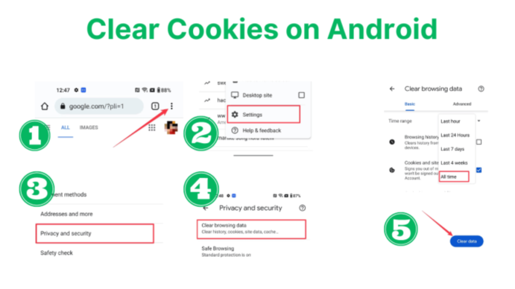 How To Clear Cookies on Android